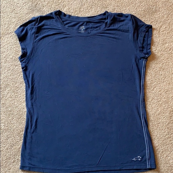 Toad & Co (Horny Toad) Blue T-shirt - Picture 1 of 4